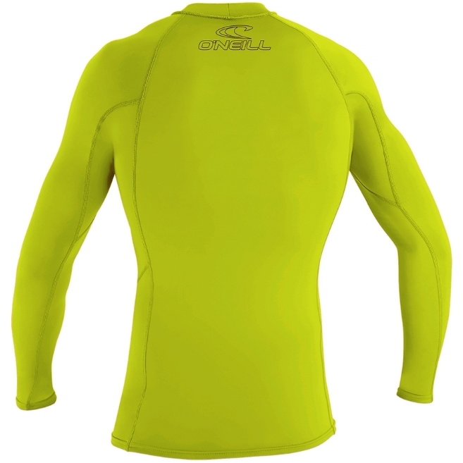 2026 O'Neill Jeugd Basis Skins Lange Mouw Lycra Vest 3346 - Lime
